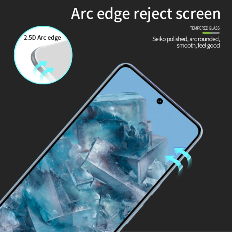 For Google Pixel 9 Pro XL MOFI 9H 2.5D Full Screen Tempered Glass Film(Black) - free shipping - PMC TechLife - Order now!