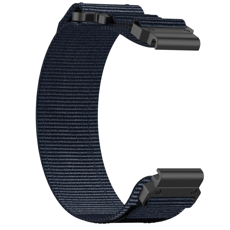 For Garmin EPIX Gen 2 22mm Nylon Hook And Loop Fastener Watch Band(Blue) - Watch Bands by PMC TechLife | Online Shopping South Africa | PMC TechLife | Buy Now Pay Later Mobicred