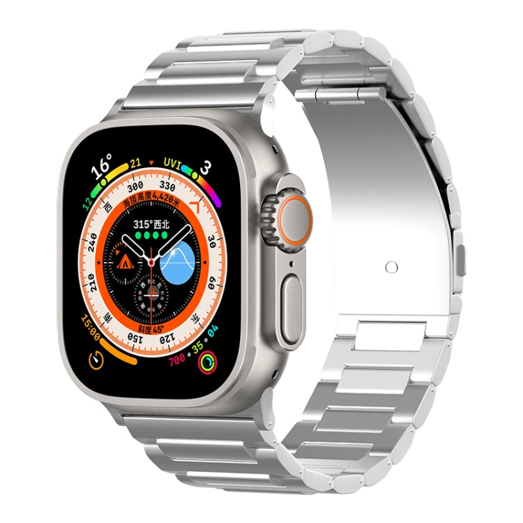 For Apple Watch SE 2022 44mm I-Shaped Titanium Watch Band(Sliver) - Watch Bands by PMC Jewellery | Online Shopping South Africa | PMC Jewellery