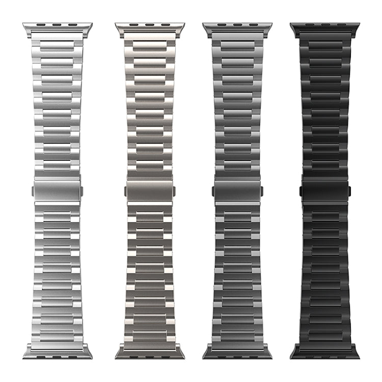 For Apple Watch Series 8 45mm I-Shaped Titanium Watch Band(Titanium) - Watch Bands by PMC Jewellery | Online Shopping South Africa | PMC Jewellery