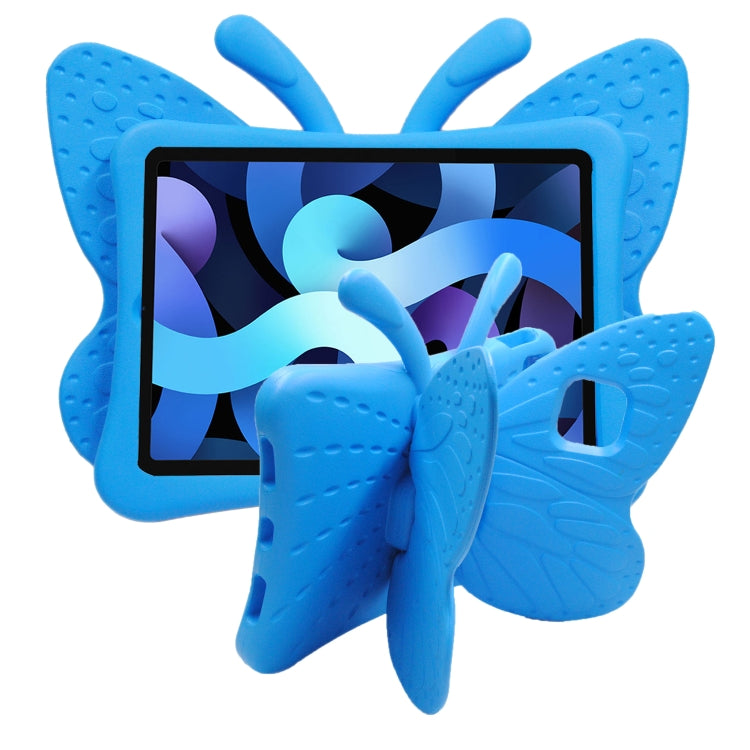 For iPad Air 11 2024 Butterfly Bracket Kids EVA Shockproof Tablet Case(Blue) - iPad Air 11 2024 Cases by PMC Jewellery | Online Shopping South Africa | PMC Jewellery | Buy Now Pay Later Mobicred