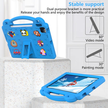 For  iPad Pro 11 2024 Handle Kickstand Children EVA Shockproof Tablet Case(Sky Blue) - iPad Pro 11 2024 Cases by PMC Jewellery | Online Shopping South Africa | PMC Jewellery | Buy Now Pay Later Mobicred