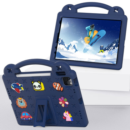 For  iPad Pro 11 2024 Handle Kickstand Children EVA Shockproof Tablet Case(Navy Blue) - iPad Pro 11 2024 Cases by PMC Jewellery | Online Shopping South Africa | PMC Jewellery | Buy Now Pay Later Mobicred