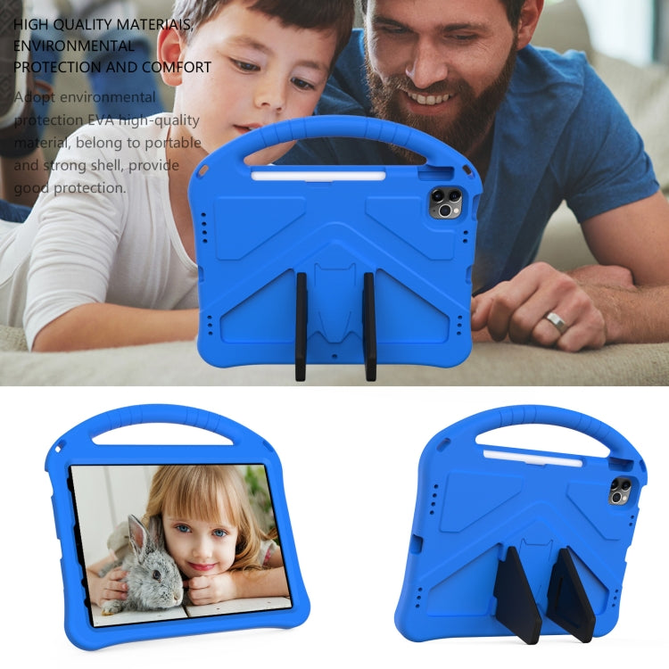 For iPad Pro 11 2024 EVA Shockproof Tablet Case with Holder(Blue) - iPad Pro 11 2024 Cases by PMC TechLife | Online Shopping South Africa | PMC TechLife | Buy Now Pay Later Mobicred