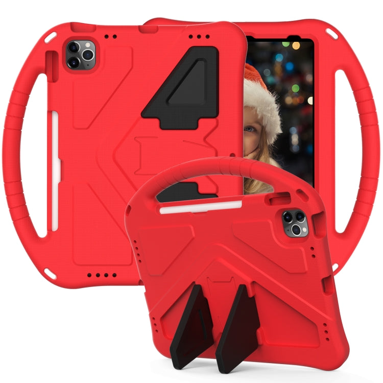 For iPad Pro 11 2024 EVA Shockproof Tablet Case with Holder(Red) - iPad Pro 11 2024 Cases by PMC TechLife | Online Shopping South Africa | PMC TechLife | Buy Now Pay Later Mobicred