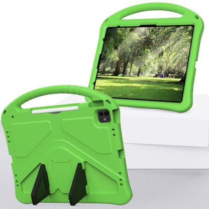 For iPad Pro 13 2024 EVA Shockproof Tablet Case with Holder(Green) - iPad Pro 13 2024 Cases by PMC Jewellery | Online Shopping South Africa | PMC Jewellery | Buy Now Pay Later Mobicred