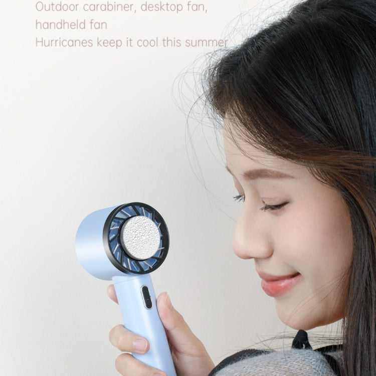 WX-625 Cold Compress Function Portable Mini Summer Fan Handheld Cooling Fan(Baby Blue) - Electric Fans by PMC Jewellery | Online Shopping South Africa | PMC Jewellery | Buy Now Pay Later Mobicred