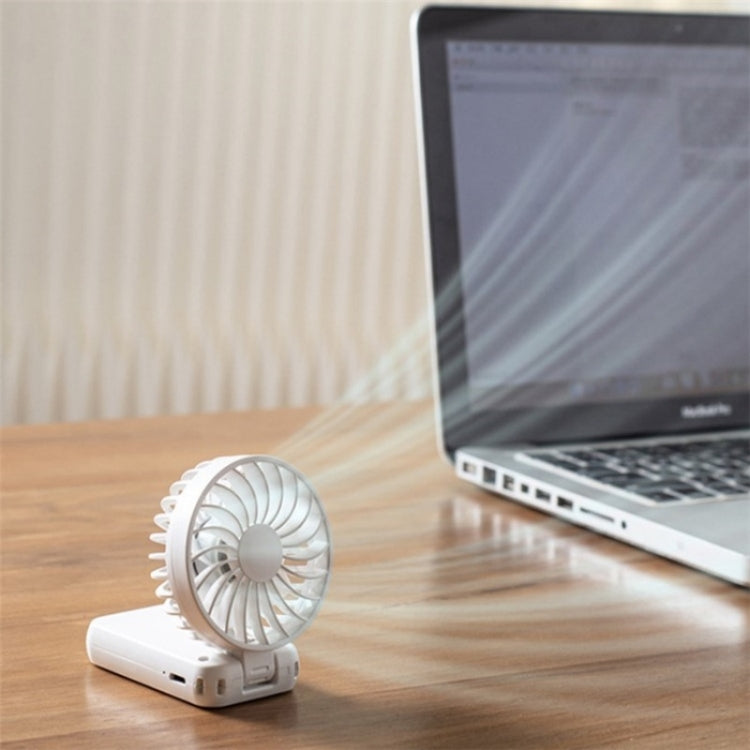 F458 With Neck Rope Summer 3 Speeds Adjustable Foldable Mini Handheld Fan(Orange) - Electric Fans by PMC TechLife | Online Shopping South Africa | PMC TechLife | Buy Now Pay Later Mobicred