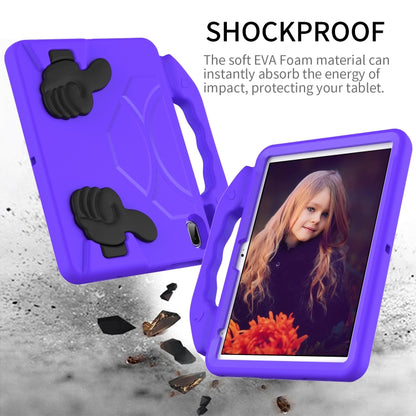 For iPad Air 11 2025 / 2024 Children EVA Shockproof Tablet Case with Thumb Bracket(Purple) - iPad Air 11 2025 / 2024 Cases by PMC Jewellery | Online Shopping South Africa | PMC Jewellery | Buy Now Pay Later Mobicred