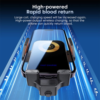 X15 Wireless Charger Mobile Phone Bracket Car Air Vent Cell Phone Mount Holder(Silver) - Car Charger by PMC Jewellery | Online Shopping South Africa | PMC Jewellery | Buy Now Pay Later Mobicred