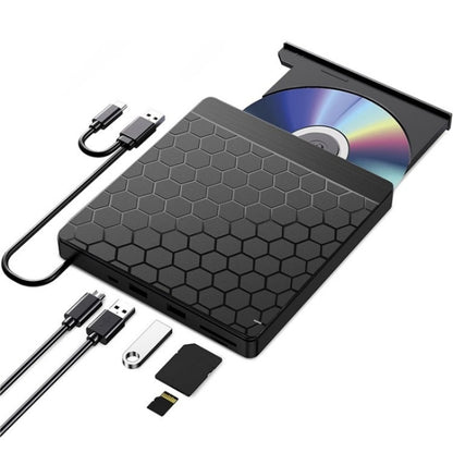 042  Football Pattern USB3.0 / Type-C Computer Laptop External Optical Drive Burner DVD Burner - Rewritable Drive by PMC Jewellery | Online Shopping South Africa | PMC Jewellery | Buy Now Pay Later Mobicred