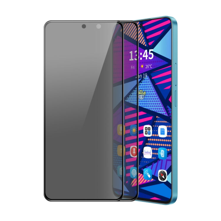 For vivo iQOO Z9 Global 2pcs ENKAY Hat-Prince 28 Degree Anti-peeping Privacy Silk Print Tempered Glass Film - vivo Tempered Glass by ENKAY | Online Shopping South Africa | PMC Jewellery | Buy Now Pay Later Mobicred