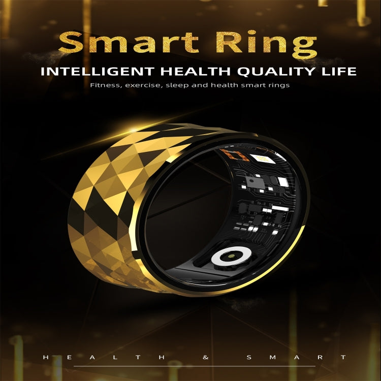 R12M SIZE 18 Smart Ring, Support Health Monitoring / Multiple Exercise Modes(Black) - Smart Rings / Smart Telephones by PMC TechLife | Online Shopping South Africa | PMC TechLife | Buy Now Pay Later Mobicred