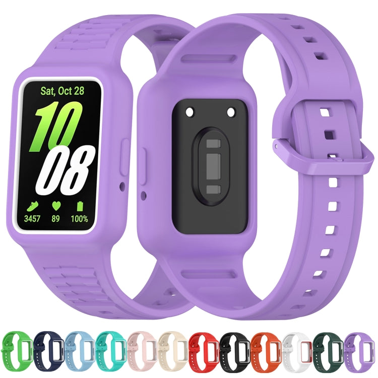For  Huawei Band 9 Two Color Frame Integrated Silicone Watch Band(Orange) - free shipping - PMc TechLife - Order now!