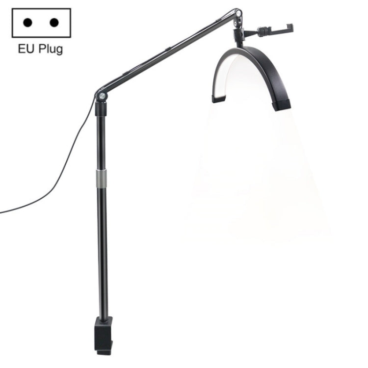 D-M30X 23 inch Half Moon Shape Beauty Manicure Lamp Curved Fill Light, Plug:EU Plug - Selfie Light by PMC TechLife | Online Shopping South Africa | PMC TechLife | Buy Now Pay Later Mobicred
