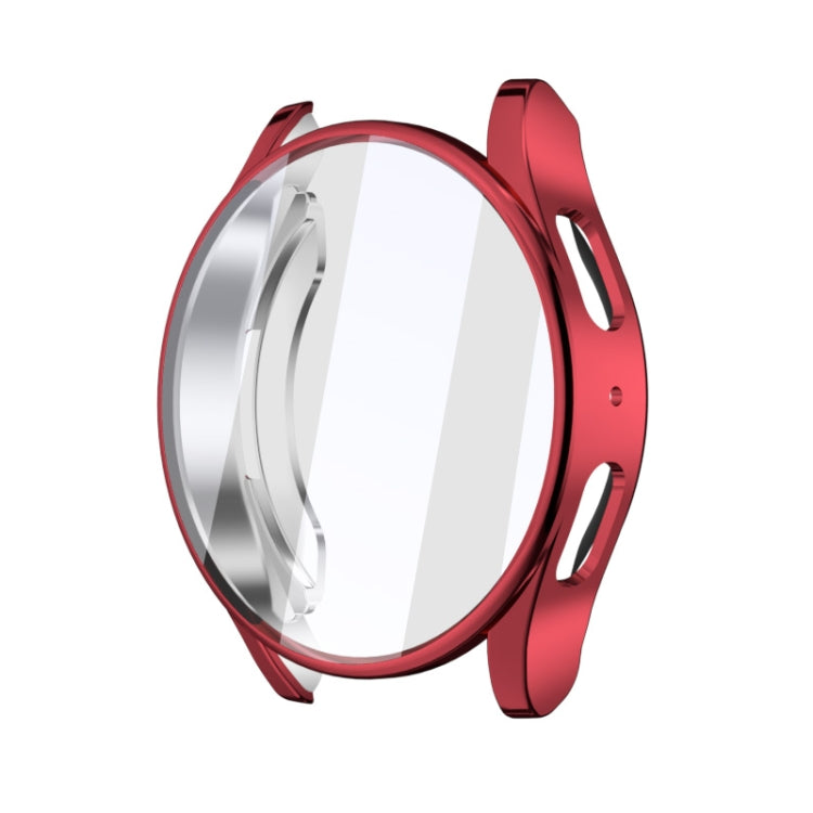 For Samsun Galaxy Watch 7 40mm Full Coverage TPU Electroplated Watch Protective Case(Red) - Watch Cases by PMC TechLife | Online Shopping South Africa | PMC TechLife | Buy Now Pay Later Mobicred