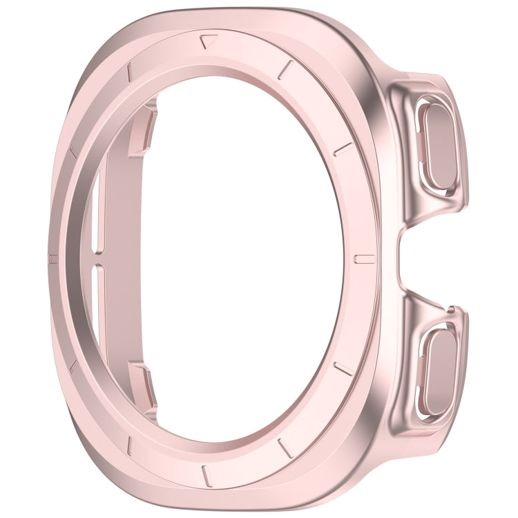 For Samsung Galaxy Watch Ultra 47mm Half Coverage Hollowed PC Watch Protective Case(Pink) - Watch Cases by PMC Jewellery | Online Shopping South Africa | PMC Jewellery | Buy Now Pay Later Mobicred