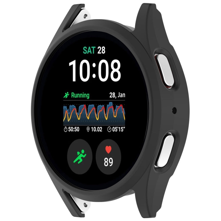 For Sansung Galaxy Watch 7 40mm Half Pack Hollow PC Watch Protective Case(Black) - Watch Cases by PMC TechLife | Online Shopping South Africa | PMC TechLife | Buy Now Pay Later Mobicred
