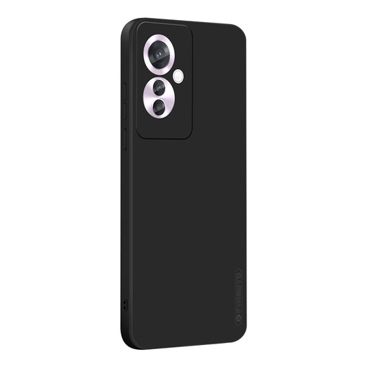 For OPPO Reno11 F PINWUYO Sense Series Liquid Silicone TPU Phone Case(Black) - OPPO Cases by PINWUYO | Online Shopping South Africa | PMC Jewellery | Buy Now Pay Later Mobicred