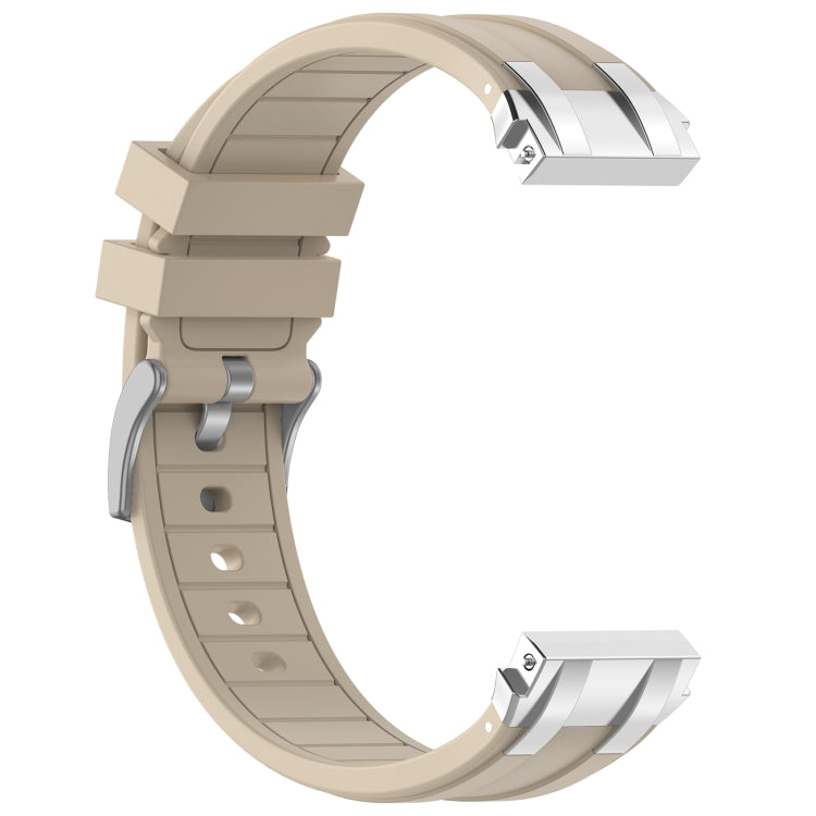 For Amazfit Pop Pro 20mm Quick Release Silver Buckle Royal Silicone Watch Band(Starlight) - free shipping - PMC TechLife - Order now!