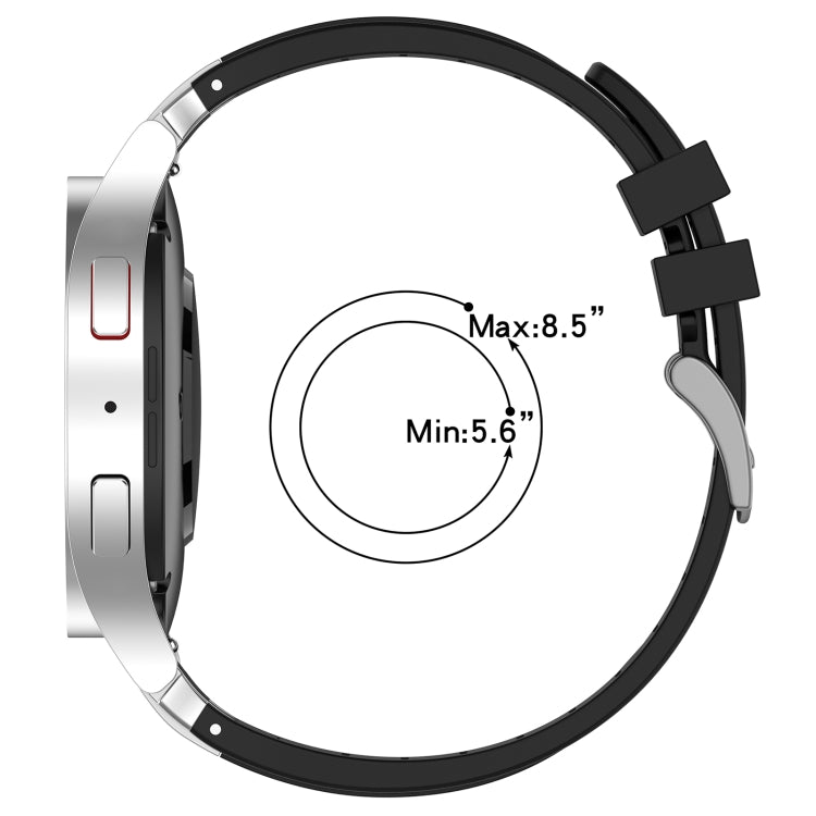 For Amazfit Active 20mm Quick Release Silver Buckle Royal Silicone Watch Band(Red) - free shipping - PMC TechLife - Order now!