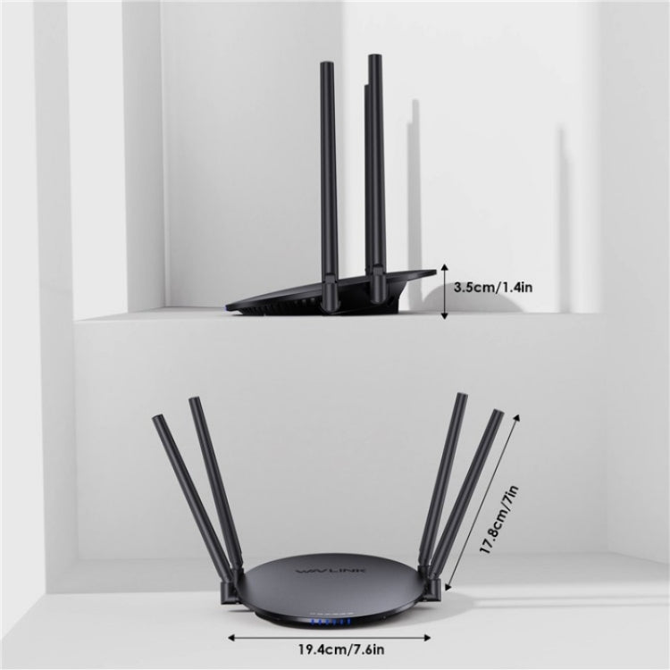 WAVLINK WN530HG3 AC1200 Dual Band AP Router 1000Mbps WAN / LAN Ethernet Port, Plug:AU Plug - Wireless Routers by WAVLINK | Online Shopping South Africa | PMC Jewellery | Buy Now Pay Later Mobicred