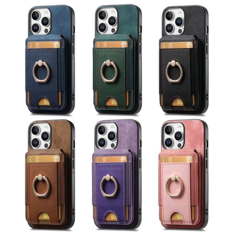 For iPhone 16 Retro Splitable Magnetic Stand Card Bag Leather Phone Case(Brown) - iPhone 16 Cases by PMC Jewellery | Online Shopping South Africa | PMC Jewellery | Buy Now Pay Later Mobicred