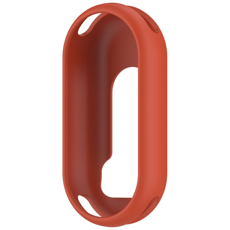 For Xiaomi Mi Band 8 NFC Glossy Surface Silicone Watch Protective Case(Original Red) - Watch Cases by PMC TechLife | Online Shopping South Africa | PMC TechLife | Buy Now Pay Later Mobicred