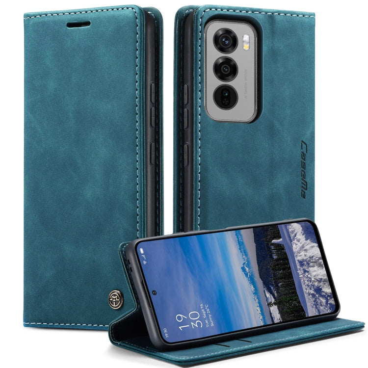 For OPPO Reno12 5G Global CaseMe 013 Multifunctional Horizontal Flip Leather Phone Case(Blue) - Reno12 Cases by CaseMe | Online Shopping South Africa | PMC Jewellery | Buy Now Pay Later Mobicred