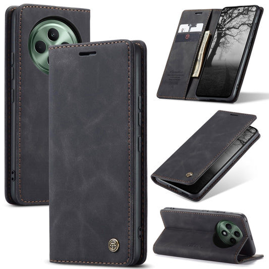 For OPPO Reno12 F /12 FS 5G CaseMe 013 Multifunctional Horizontal Flip Leather Phone Case(Black) - Reno12 F Cases by CaseMe | Online Shopping South Africa | PMC Jewellery | Buy Now Pay Later Mobicred