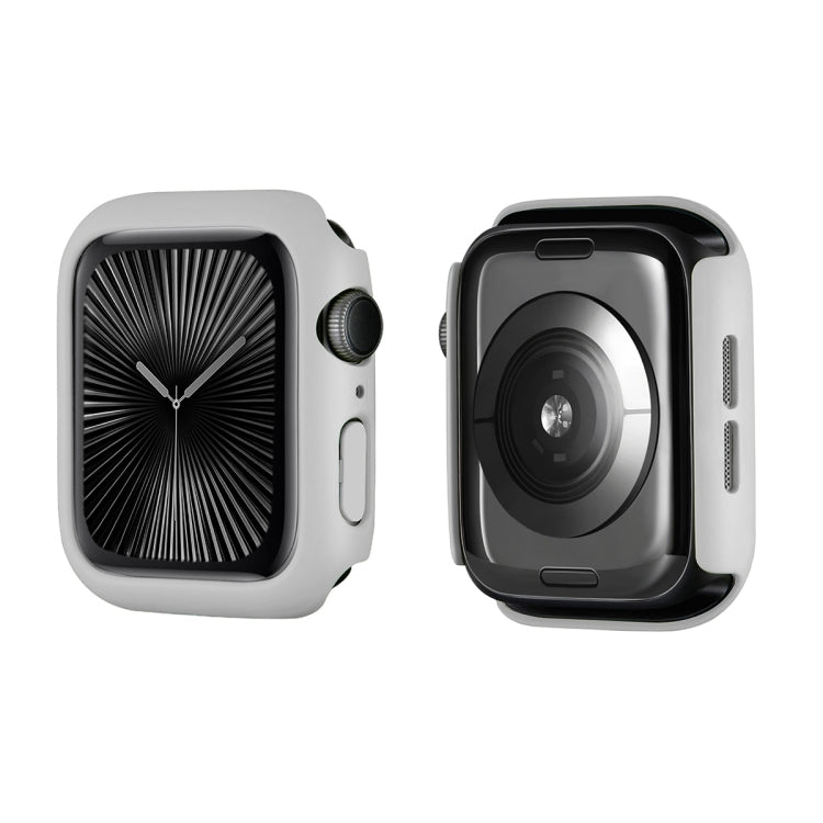 For Apple Watch Series 10 46mm ENKAY Hat-Prince Solid Color PC Watch Case Shockproof Cover(Light Grey) - free shipping - PMc TechLife - Order now!