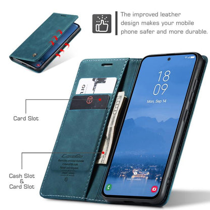 For Samsung Galaxy S25+ 5G CaseMe 013 Multifunctional Horizontal Flip Leather Phone Case(Blue) - Galaxy S25+ 5G Cases by CaseMe | Online Shopping South Africa | PMC Jewellery | Buy Now Pay Later Mobicred