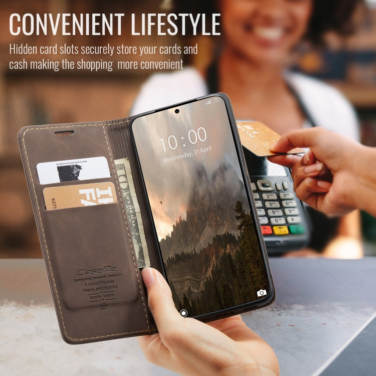 For Xiaomi 14T Pro CaseMe 013 Multifunctional Horizontal Flip Leather Phone Case(Coffee) - 14T Pro Cases by CaseMe | Online Shopping South Africa | PMC Jewellery | Buy Now Pay Later Mobicred