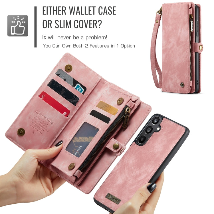 For Samsung Galaxy A16 5G CaseMe 008 Detachable Multifunctional Leather Phone Case(Pink) - Galaxy Phone Cases by CaseMe | Online Shopping South Africa | PMC Jewellery | Buy Now Pay Later Mobicred