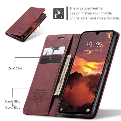 For Redmi 14C CaseMe 013 Multifunctional Horizontal Flip Leather Phone Case(Red) - 14C Cases by CaseMe | Online Shopping South Africa | PMC Jewellery | Buy Now Pay Later Mobicred