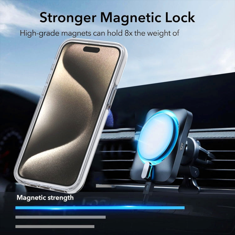 For iPhone 16e Dual-Color Gradient Discolor MagSafe Phone Case(Purple) - iPhone 16e Cases by PMC TechLife | Online Shopping South Africa | PMC TechLife | Buy Now Pay Later Mobicred