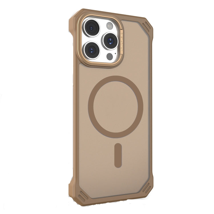 For iPhone 15 Pro Starshield Frameless MagSafe PC Phone Case(Desert Gold) - iPhone 15 Pro Cases by PMc TechLife | Online Shopping South Africa | PMc TechLife | Buy Now Pay Later Mobicred