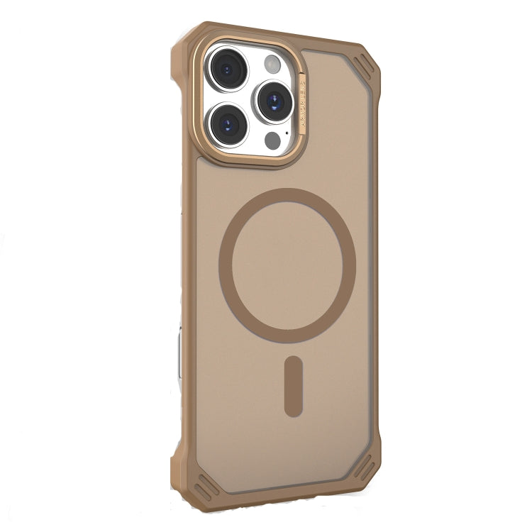 For iPhone 16 Pro Max Starshield Frameless MagSafe PC Phone Case(Desert Gold) - iPhone 16 Pro Max Cases by PMc TechLife | Online Shopping South Africa | PMc TechLife | Buy Now Pay Later Mobicred
