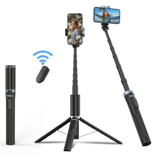 JMARY KT-259 360 Degree Rotating Phone Clip Retractable Selfie Stick Tripod - Selfie Sticks by Jmary | Online Shopping South Africa | PMC Jewellery | Buy Now Pay Later Mobicred