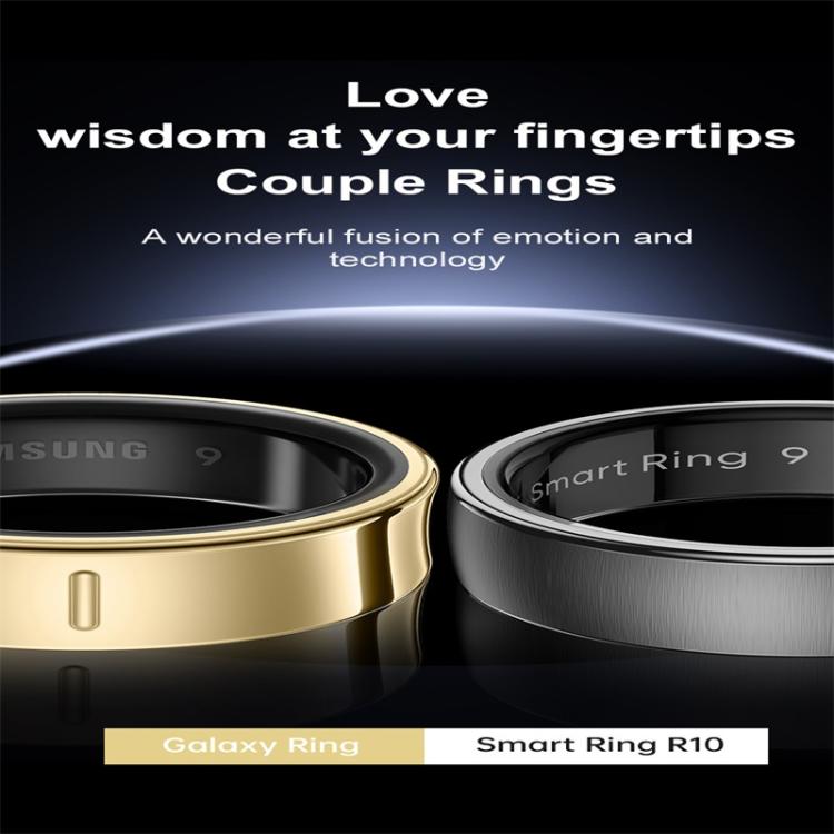 R10 SIZE 7 Smart Ring, Support Heart Rate / Blood Oxygen / Sleep / Multiple Sports Modes(Silver) - free shipping - PMC TechLife - Order now!