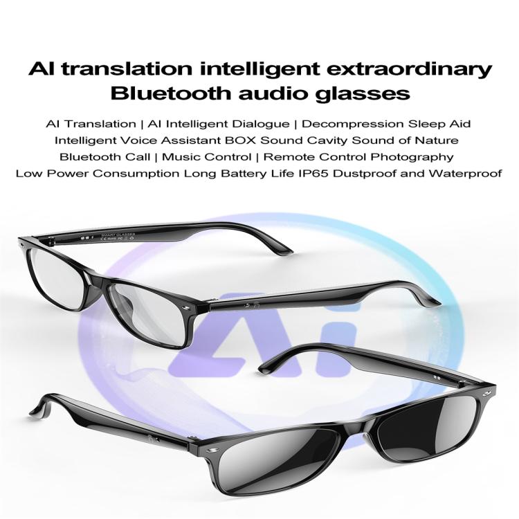 W100 Smart Glasses, Support AI Conversation / AI Intelligent Translation / Bluetooth Call(White) - free shipping - PMC TechLife - Order now!