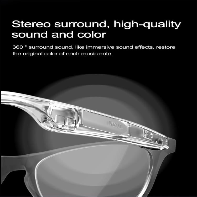 W100 Smart Glasses, Support AI Conversation / AI Intelligent Translation / Bluetooth Call(White) - free shipping - PMC TechLife - Order now!