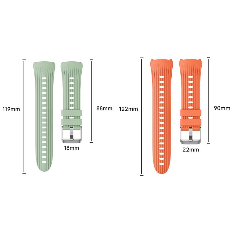 For Huawei Watch 5 42mm Vertical Silicone Watch Band(Raw Blue) - free shipping - PMC TechLife - Order now!