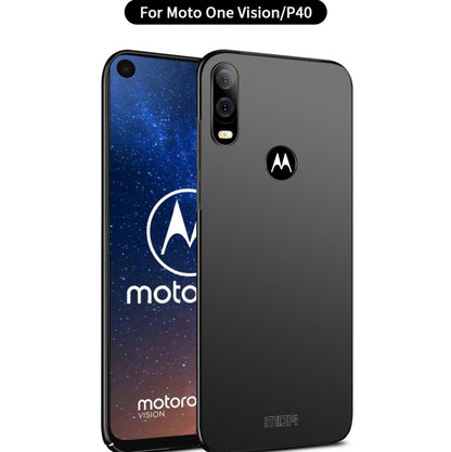 MOFI Frosted PC Ultra-thin Hard Case for Moto P40/One Vision(gold) - Motorola Cases by MOFI | Online Shopping South Africa | PMC Jewellery