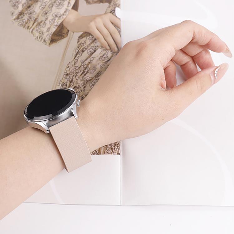 18mm Lychee Texture Soft Magnetic Silicone Watch Band(Gray) - free shipping - PMC TechLife - Order now!