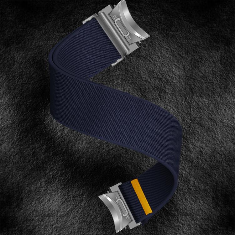 For Samsung Galaxy Watch FE / 7 / 6 / 5 / 4 Adjustable Single Loop Elastic Nylon Watch Band(Dark Blue) - free shipping - PMC TechLife - Order now!