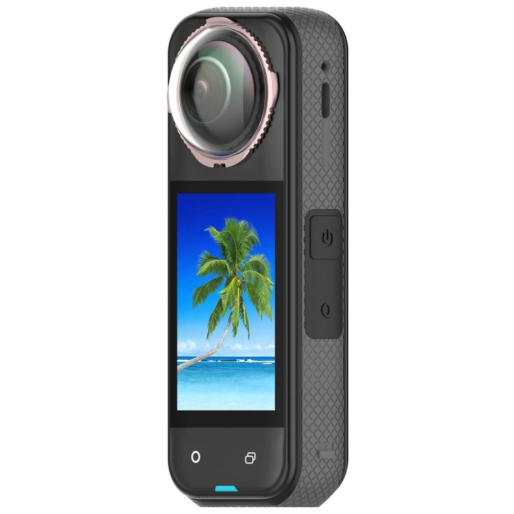 For Insta360 X4 Rotating Optical Tempered Glass Lens Guard Protective Cover(Pink) - free shipping - PMC TechLife - Order now!