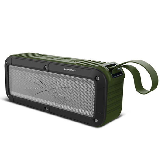 W-KING S20 Loudspeakers IPX6 Waterproof Bluetooth Speaker Portable NFC Bluetooth Speaker for Outdoors / Shower / Bicycle FM Radio (Green) - Waterproof Speaker by W-KING | Online Shopping South Africa | PMC Jewellery | Buy Now Pay Later Mobicred