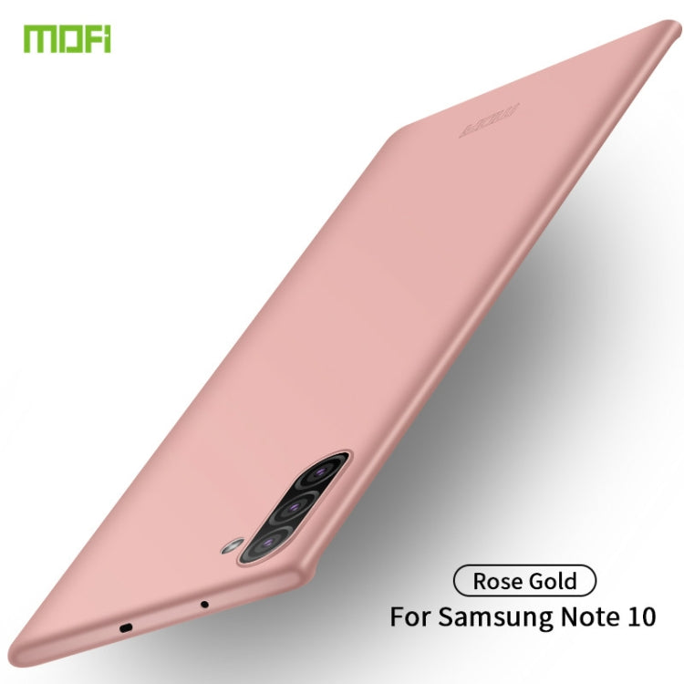 MOFI Frosted PC Ultra-thin Hard Case for Galaxy Note10(Rose gold) - Galaxy Phone Cases by MOFI | Online Shopping South Africa | PMC Jewellery