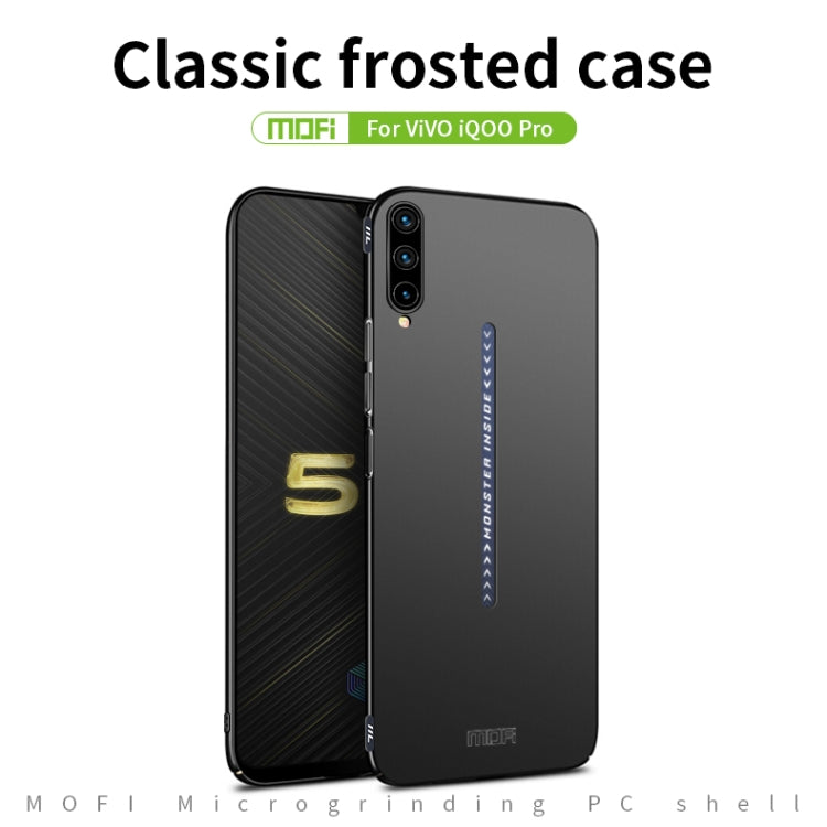 For ViVO iQOO Pro MOFI Frosted PC Ultra-thin Hard Case(Black) - vivo Cases by MOFI | Online Shopping South Africa | PMC Jewellery